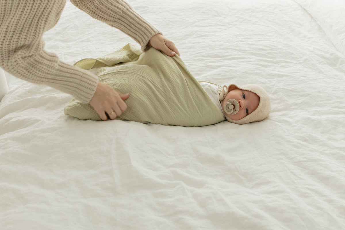 Soft Spot Swaddle Pea