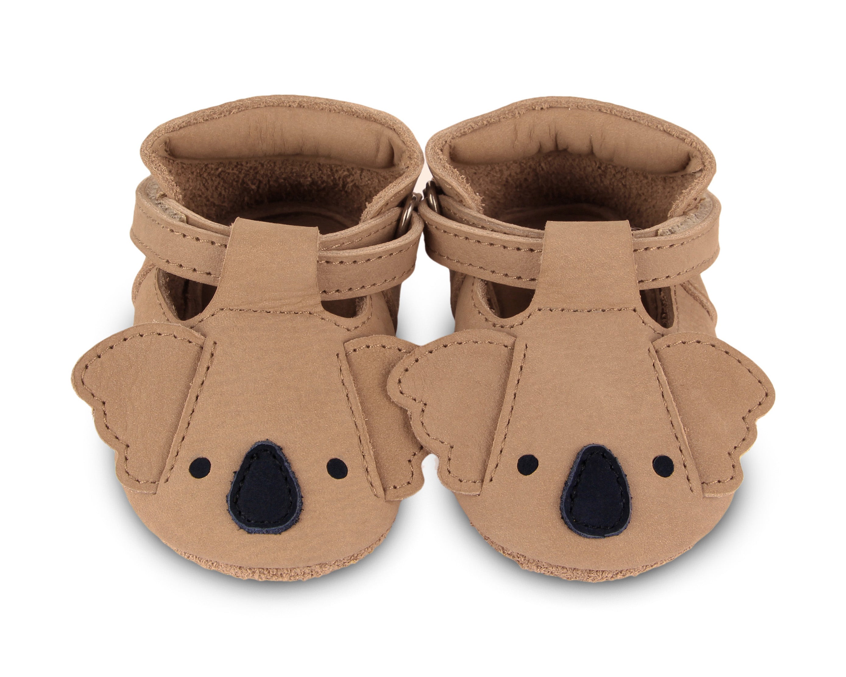 Donsje Leather Baby Shoes - Koala – Lilpinetree