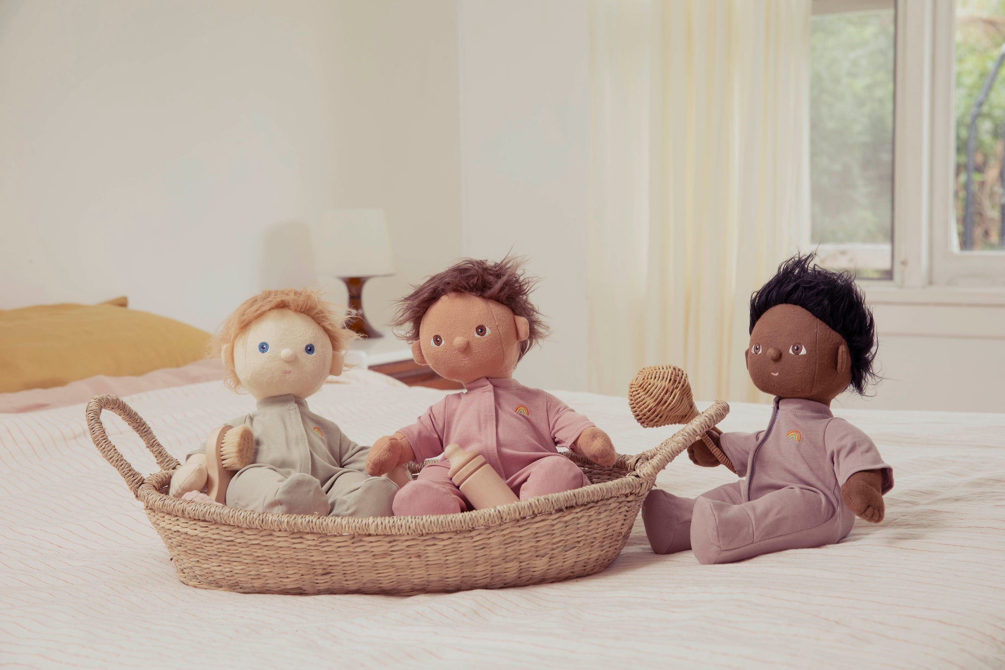 Olli Ella Rattan Raya Rattle – Lilpinetree